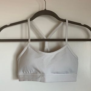 Lululemon white sports bra